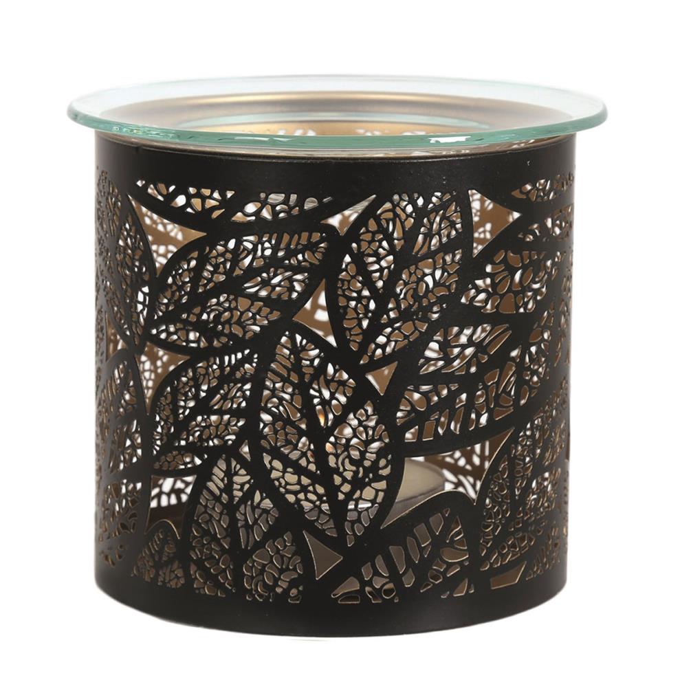 Aroma Black Leaves Jar Sleeve & Wax Melt Warmer Extra Image 1